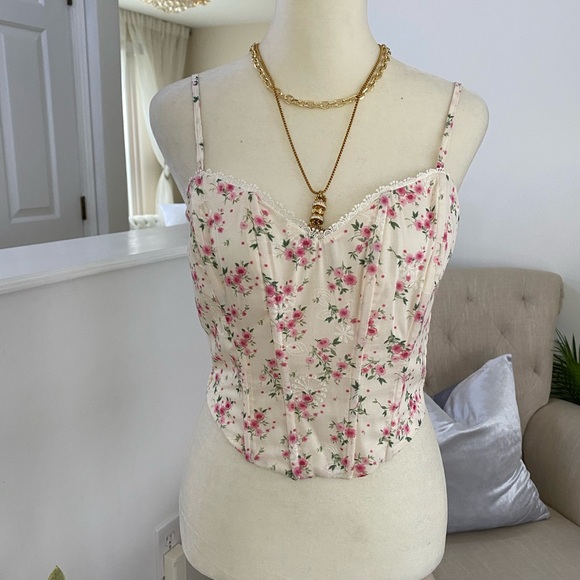 Tops - Floral Corset Top